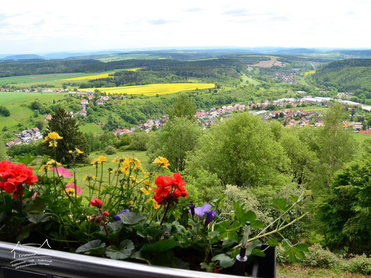 Die Triniushuette "Thueringens Schoenste Aussicht" Rauenstein Exterior photo