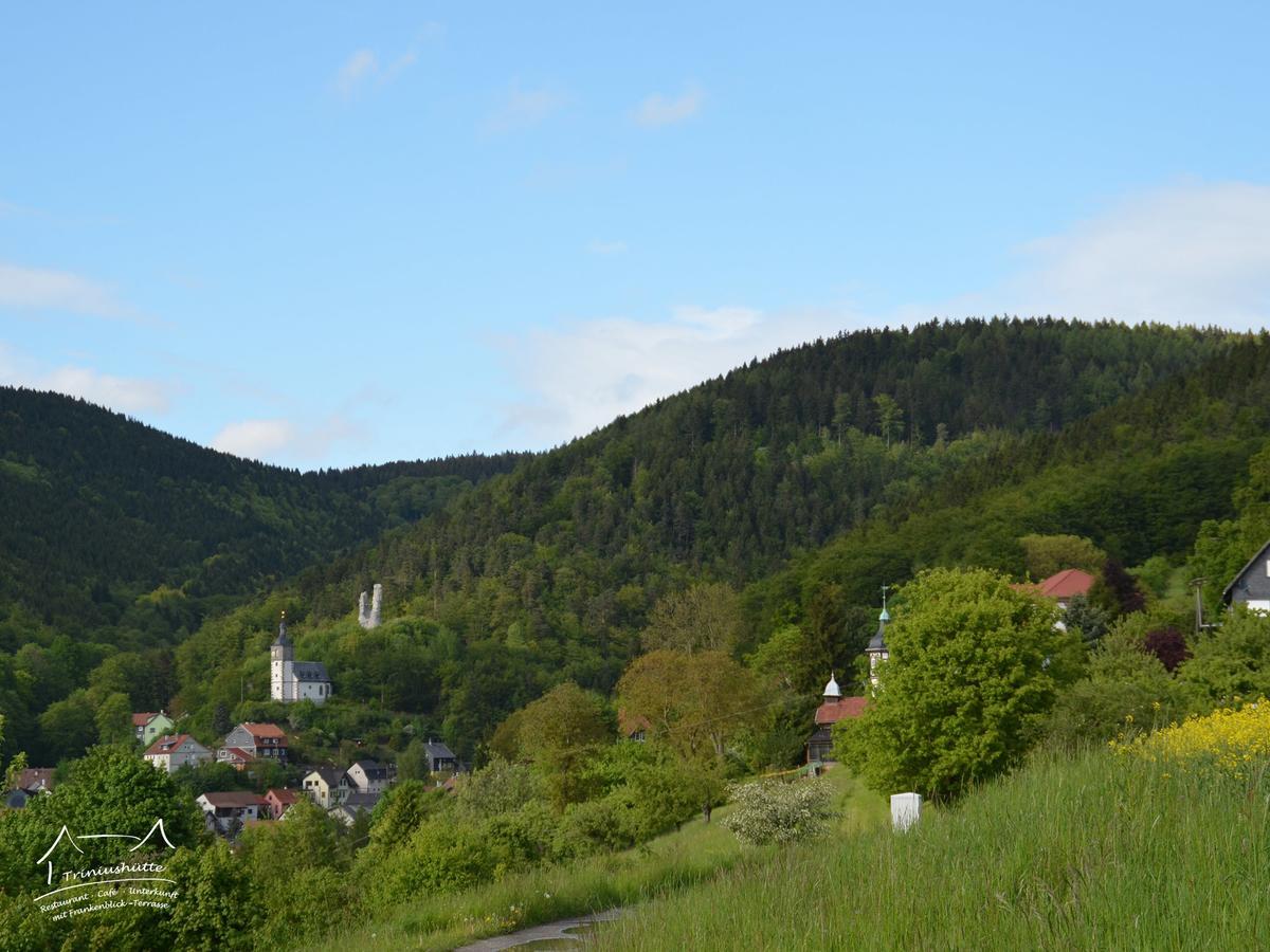 Die Triniushuette "Thueringens Schoenste Aussicht" Rauenstein Exterior photo